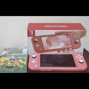Nintendo switch lite ➕animal croissing